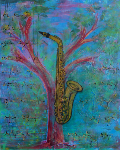 Music Life di Veronika Ban, Pittura in vendita su Singulart