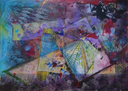 Abstract Improvisation van Veronika Ban, Schilderij te koop op Singulart