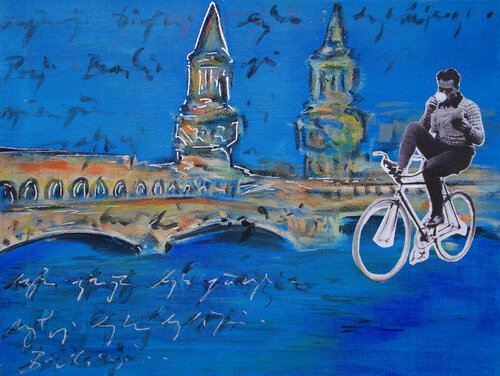 Good morning Friedrichshain Berlin di Veronika Ban, Pittura in vendita su Singulart