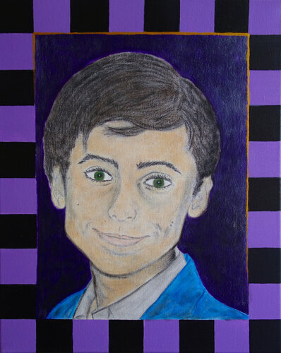 Aidan Gallagher as a child van Veronika Ban, Schilderij te koop op Singulart