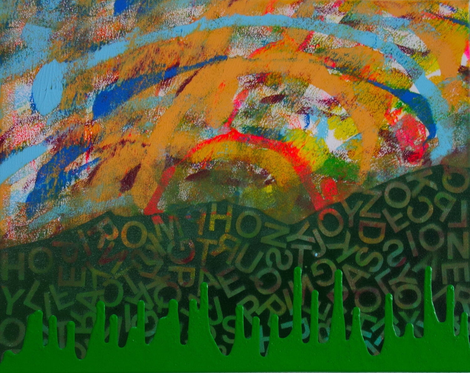 Abstract experimental landscape Veronika Ban