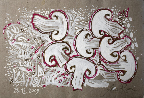 Champignons by Anna Rona, Work on Paper for Sale on Singulart