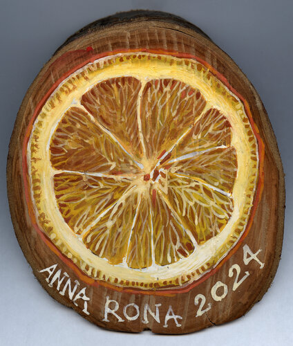 Orange von Anna Rona, Malerei kaufen auf Singulart