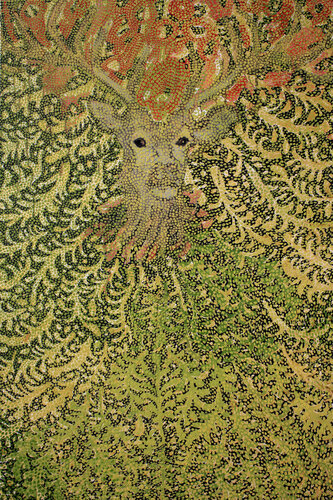 Hirsche im Wald von Anna Rona, Malerei kaufen auf Singulart