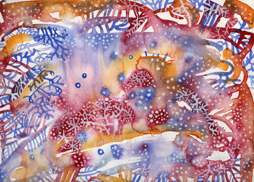 Wintermärchen von Anna Rona, Malerei kaufen auf Singulart