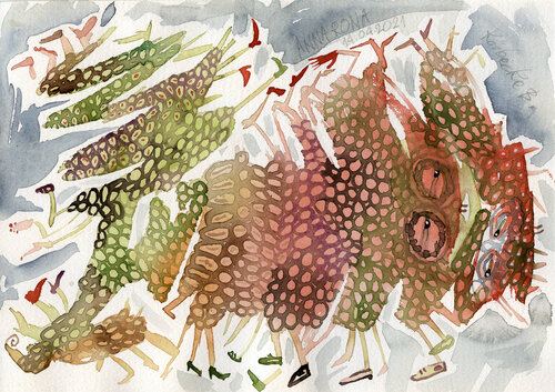 Kleine Drache von Anna Rona, Malerei kaufen auf Singulart