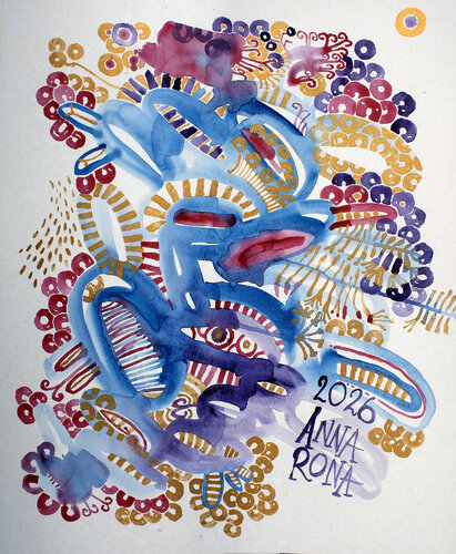 Februar-Abstraktion von Anna Rona, Malerei kaufen auf Singulart