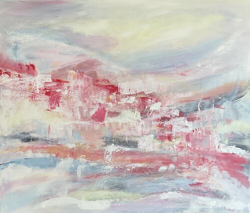 Sommerliche Leichtigkeit – Abstrakte Liebeserklärung in Farben Susanna Schorr