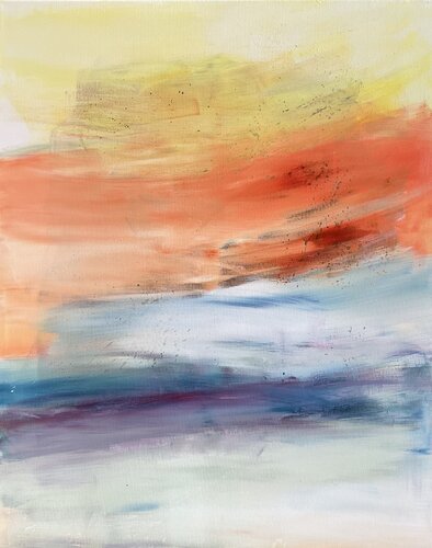 Farbenklang in der Aura des Morgens von Susanna Schorr, Malerei kaufen auf Singulart