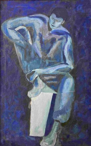 IL PUGILE by Claudia Lazzarini, Painting for Sale on Singulart