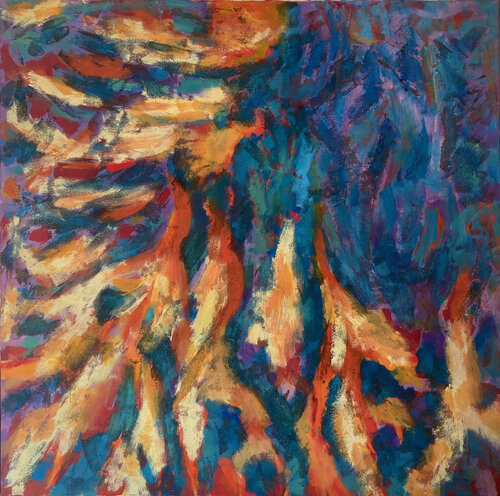 FUOCO di Claudia Lazzarini, Pittura in vendita su Singulart