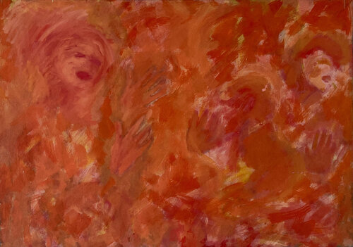 INFERNO 2 par Claudia Lazzarini, Peinture en vente sur Singulart
