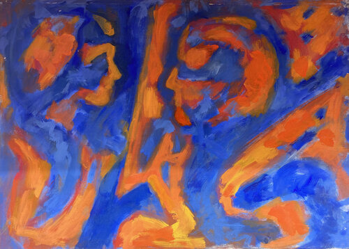 VOLTI NASCOSTI di Claudia Lazzarini, Pittura in vendita su Singulart