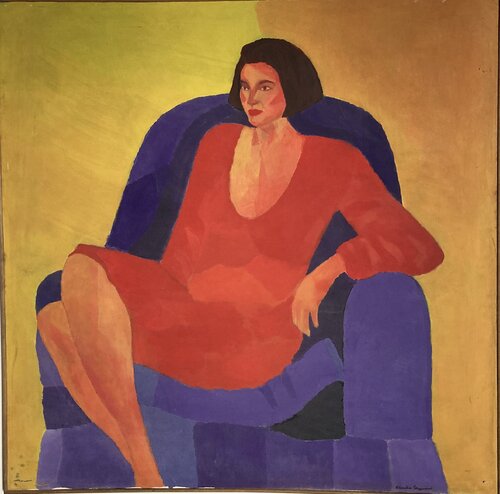 Portrait of a lady Claudia Lazzarini