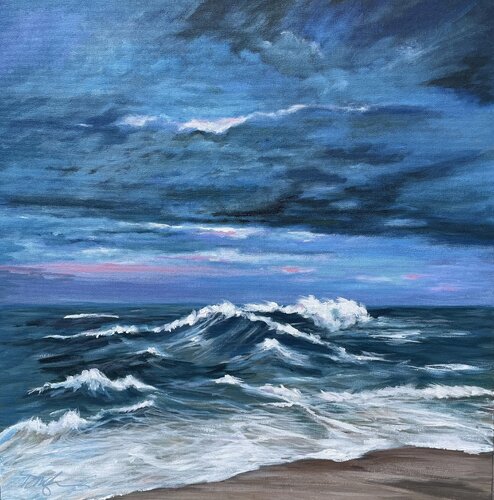 Stormy Seas van Dawn Nagle, Schilderij te koop op Singulart