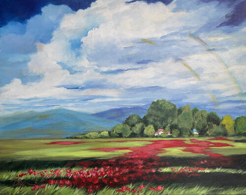 New Beginnings van Dawn Nagle, Schilderij te koop op Singulart