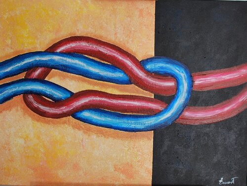 Entrelazados by Ernest Carneado Ferreri, Painting for Sale on Singulart