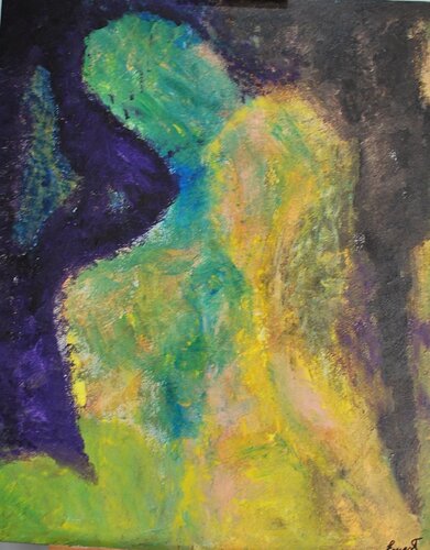 Pareja en abstracto par Ernest Carneado Ferreri, Peinture en vente sur Singulart