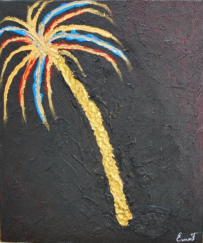Fuegos artificiales par Ernest Carneado Ferreri, Peinture en vente sur Singulart