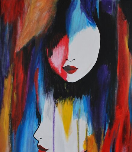 Dos mujeres by Ernest Carneado Ferreri, 絵画 for Sale on Singulart