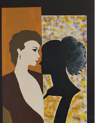 2 mujeres von Ernest Carneado Ferreri, Malerei kaufen auf Singulart