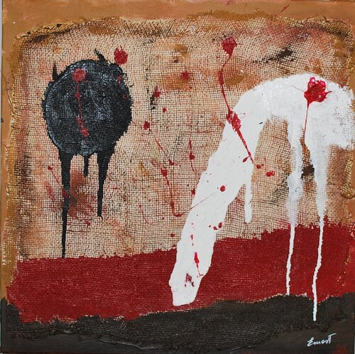Maltrato animal van Ernest Carneado Ferreri, Schilderij te koop op Singulart