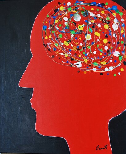 Pensamientos van Ernest Carneado Ferreri, Schilderij te koop op Singulart