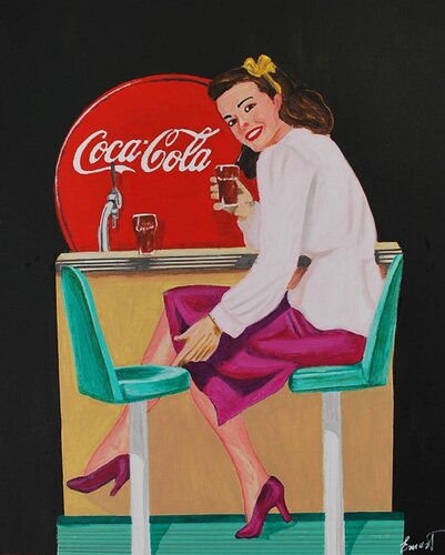 Coca Cola 2 von Ernest Carneado Ferreri, Malerei kaufen auf Singulart