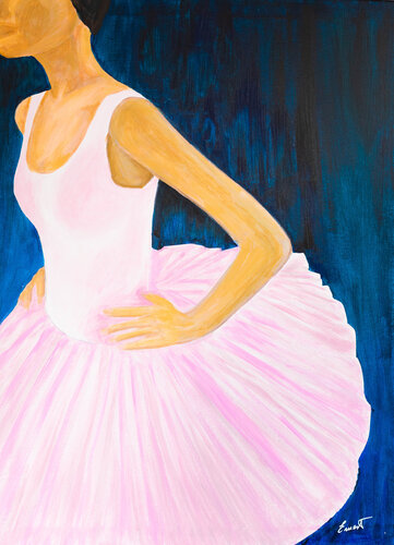Bailarina en rosa par Ernest Carneado Ferreri, Peinture en vente sur Singulart