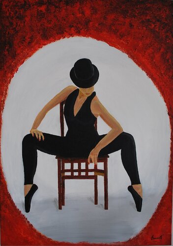 La vida, un cabaret par Ernest Carneado Ferreri, Peinture en vente sur Singulart