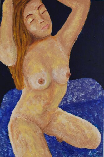 Joven desnuda by Ernest Carneado Ferreri, Painting for Sale on Singulart