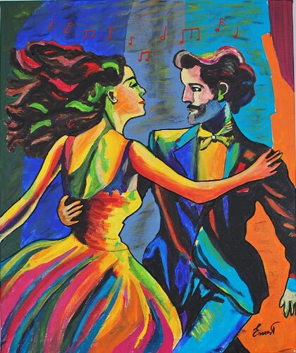 Bailando von Ernest Carneado Ferreri, Malerei kaufen auf Singulart