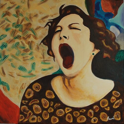 Grito de mujer par Ernest Carneado Ferreri, Peinture en vente sur Singulart