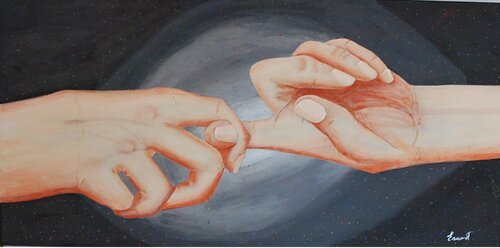 No me dejes by Ernest Carneado Ferreri, Painting for Sale on Singulart