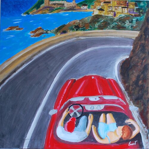 Vacaciones en la costa brava by Ernest Carneado Ferreri, Painting for Sale on Singulart