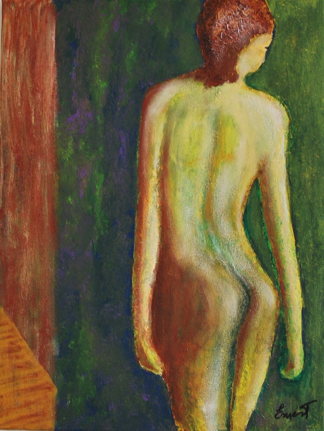 Mujer en verde Ernest Carneado Ferreri
