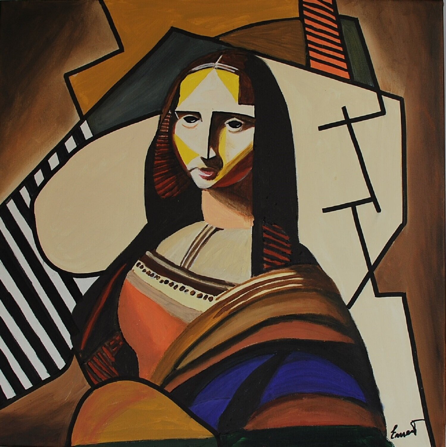 Variación Mona Lisa Ernest Carneado Ferreri