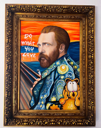 Do What you Love van Ava Moazen, Schilderij te koop op Singulart