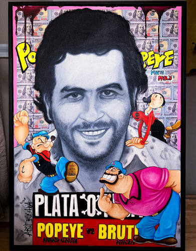 Plata o Plomo van Ava Moazen, Schilderij te koop op Singulart