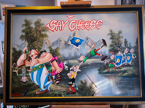 Say Cheese van Ava Moazen, Schilderij te koop op Singulart
