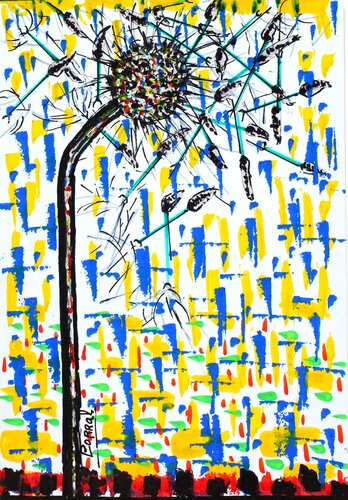 Passionate inflection and flying seeds by Jose Antonio Salvador Corrales Moreno, Print for Sale on Singulart