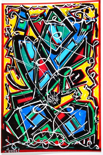 Flamenco couple van Jose Antonio Salvador Corrales Moreno, Afdruk te koop op Singulart