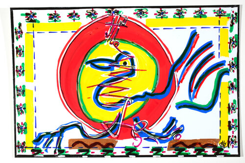 The birth of the dragon van Jose Antonio Salvador Corrales Moreno, Afdruk te koop op Singulart