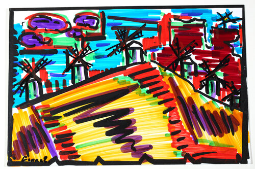 La Mancha von Jose Antonio Salvador Corrales Moreno, Druck kaufen auf Singulart