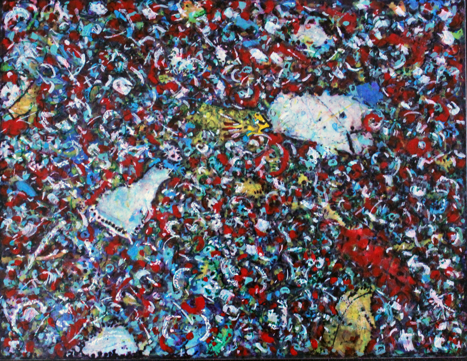Prokaryotic fossilization (Impression giclée) Jose Antonio Salvador Corrales Moreno Peinture originale à vendre