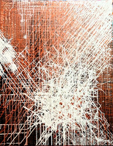 Quicksilver thoughts and new connections van Ute Bivona, Schilderij te koop op Singulart