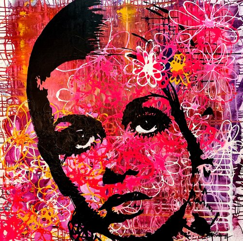 Twiggy van Ute Bivona, Schilderij te koop op Singulart