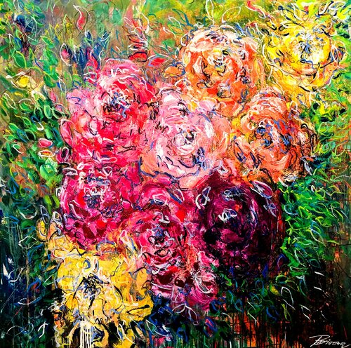 This delicate moment of joy... van Ute Bivona, Schilderij te koop op Singulart