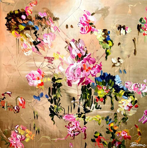 Blooming forever van Ute Bivona, Schilderij te koop op Singulart