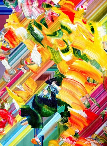 And we did it van Ute Bivona, Schilderij te koop op Singulart